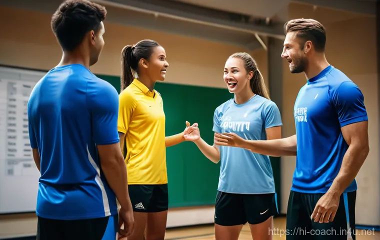 스포츠지도사 업무일지 작성법 - **Prompt:** A focused male or female sports instructor in their late 30s to early 50s, dressed in a ...