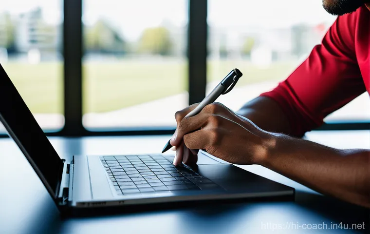 스포츠지도사 업무일지 작성법 - **Prompt:** A dynamic scene depicting a diverse group of 2-3 young athletes (ages 15-18), fully clot...